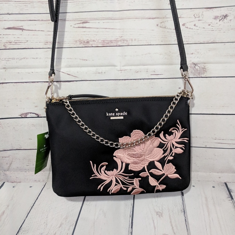 Kate Spade Dawn Floral Embroidered Madelyne Purse - Picture 3 of 5